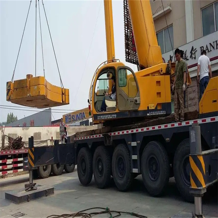 赣州章贡当地吊车出租|机器吊装|75吨|工厂搬迁服务